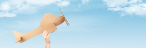 cardboard plane